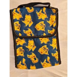 Pokemon Pikachu Lunch Bag Insulated Kids School Snack Bag